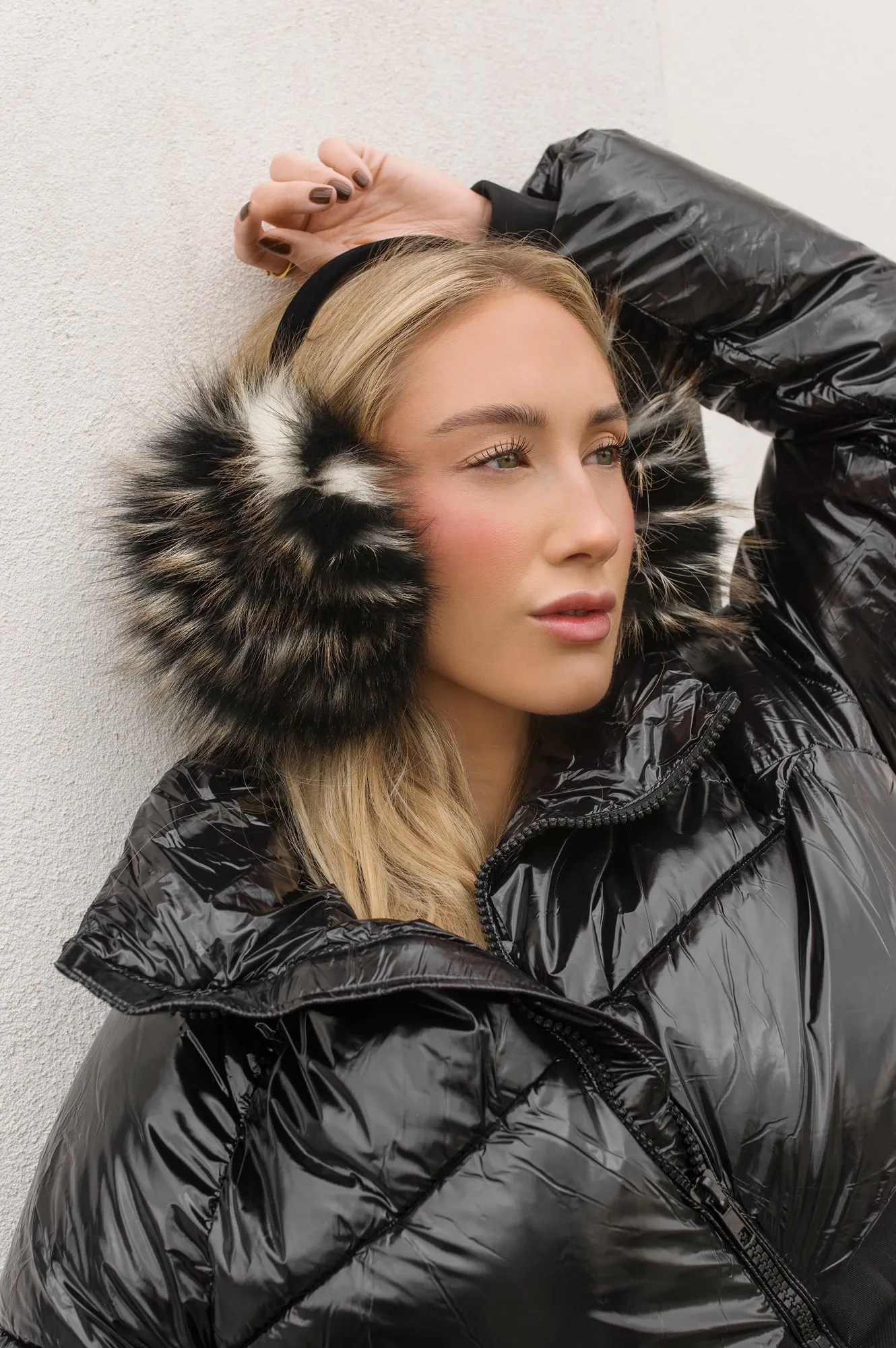 Ear Muffs Fox Fur