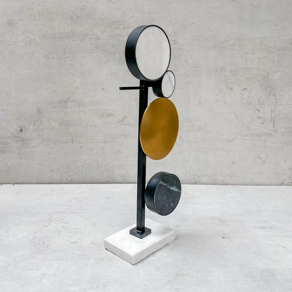 Edit House & Home-Home Artisan Linetti Marble and Metal Sculpture