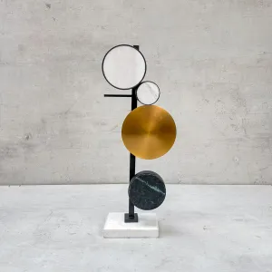 Edit House & Home-Home Artisan Linetti Marble and Metal Sculpture