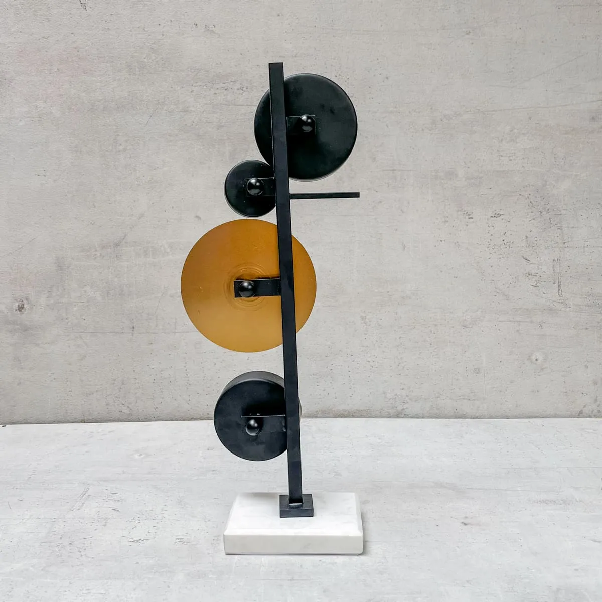 Edit House & Home-Home Artisan Linetti Marble and Metal Sculpture