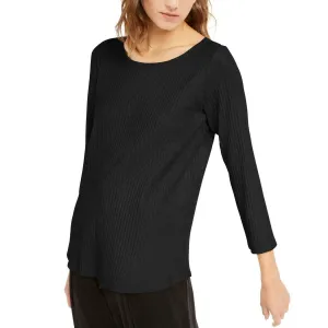 Eileen Fisher Women's Long Sleeve Scoop Neck Top
