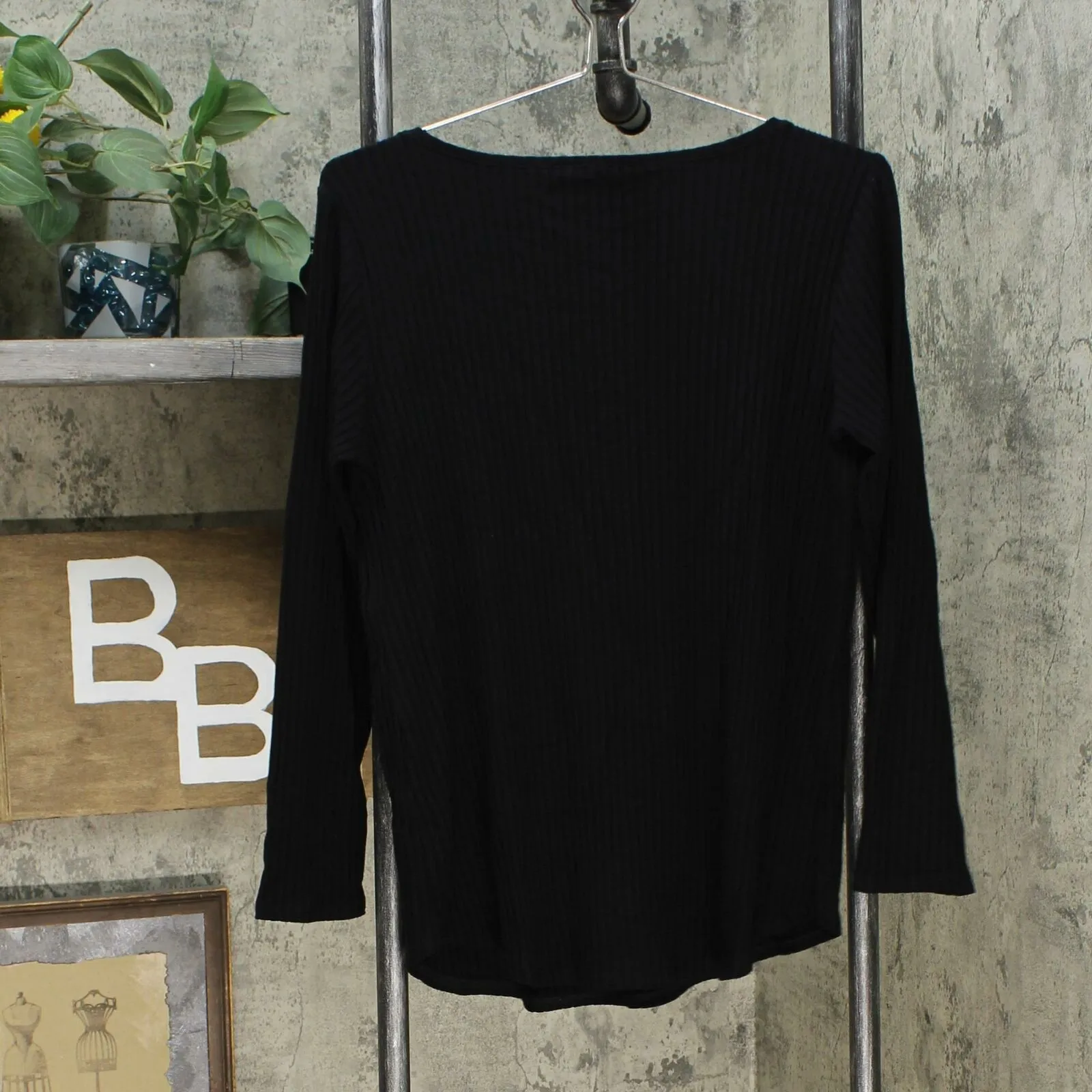 Eileen Fisher Women's Long Sleeve Scoop Neck Top