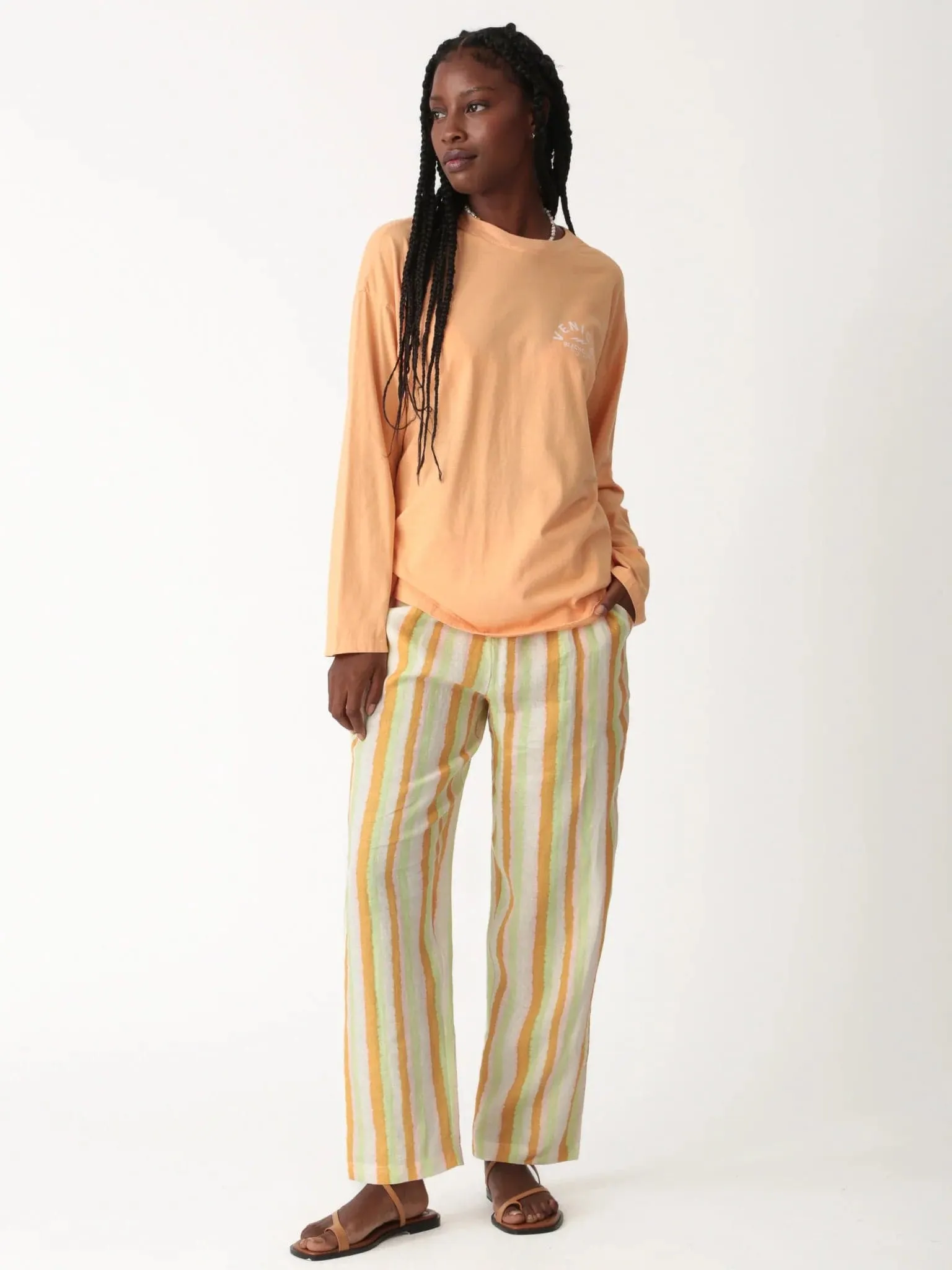 Electric and Rose Camden Boyfriend Tee - Beach Club Graphic