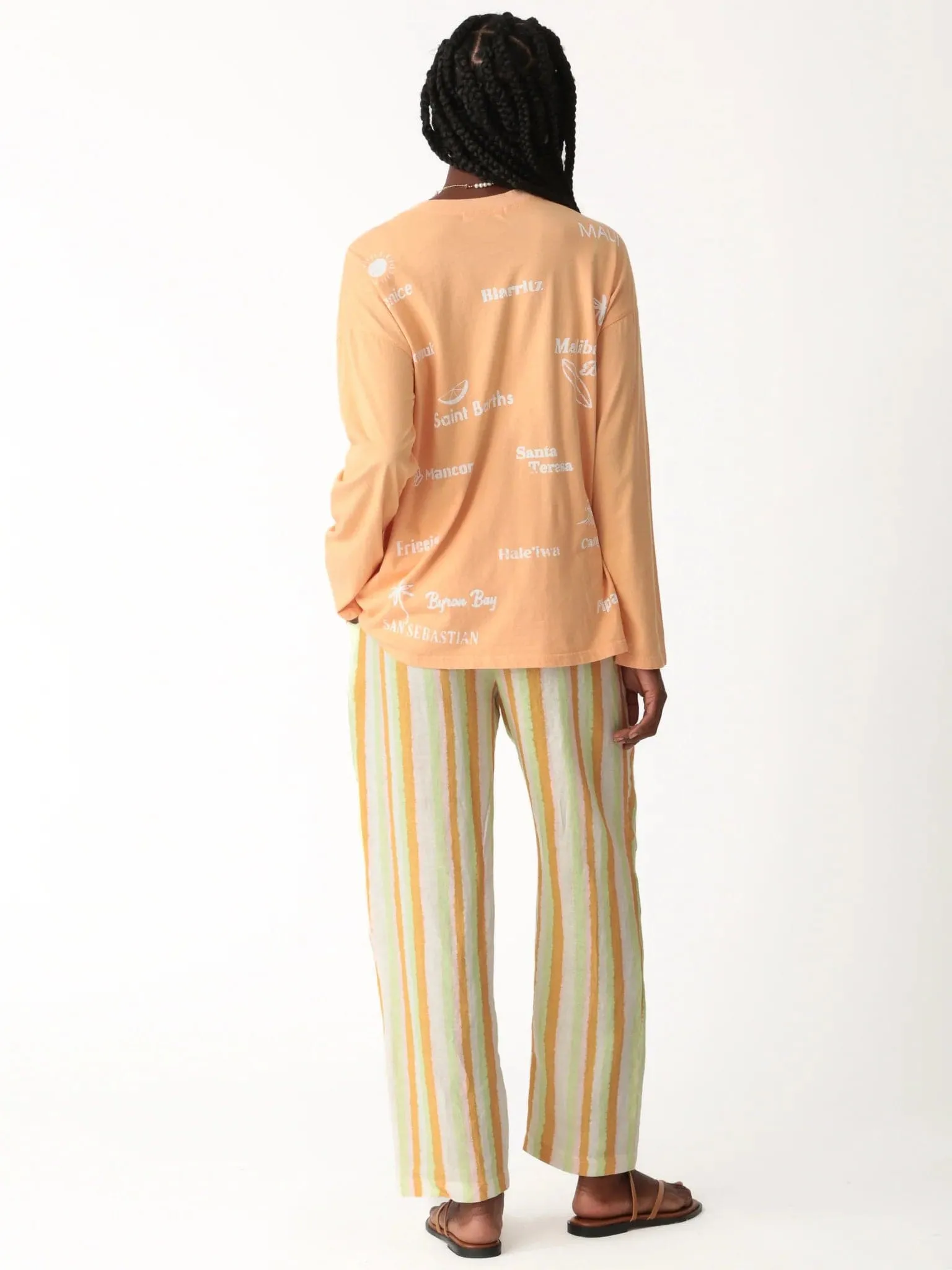 Electric and Rose Camden Boyfriend Tee - Beach Club Graphic