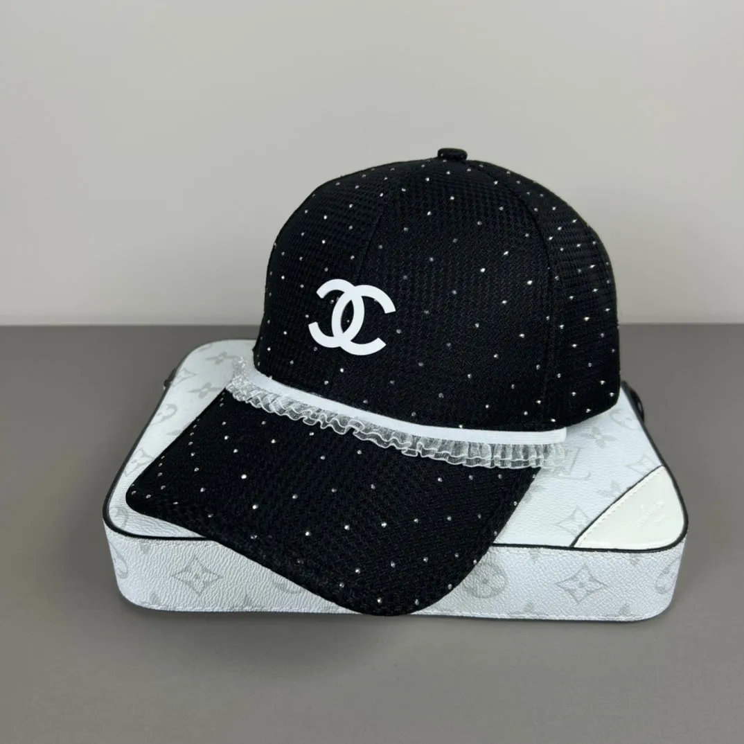 elegant lace trimmed hat