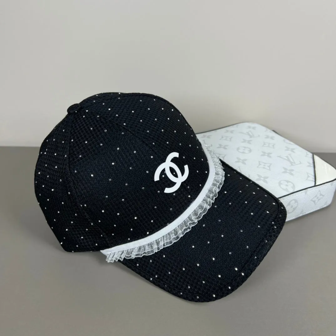elegant lace trimmed hat