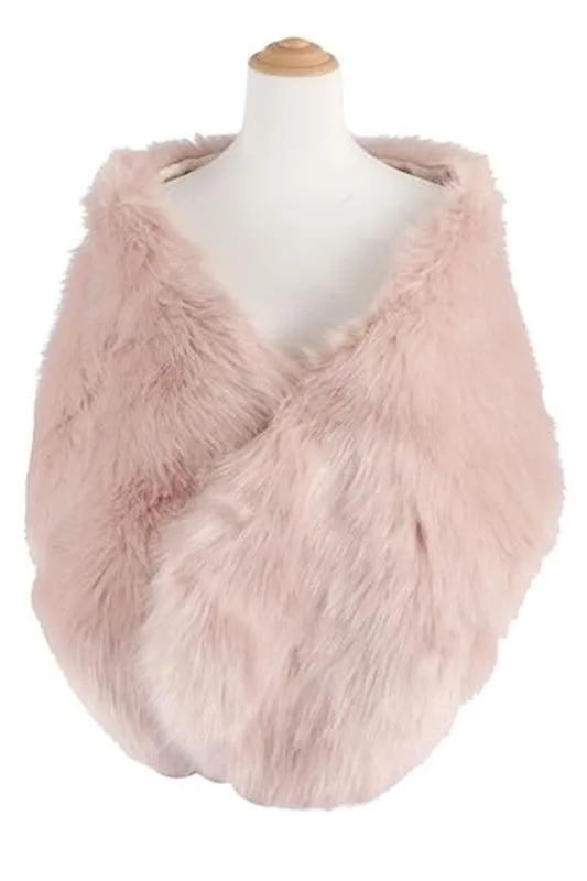 Faux Fur Winter Shawl Scarf