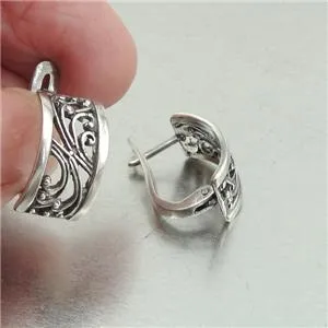 Filigree Ring 925 Sterling Silver 6,7,8,9,10 Modern Handmade Hadar Designers  (S)
