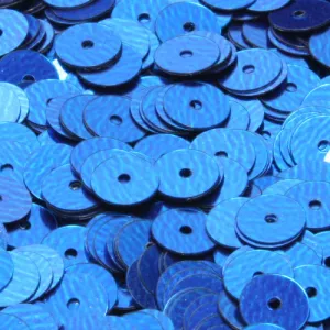 Flat Round Sequin #236 Dark Blue (Metallic)