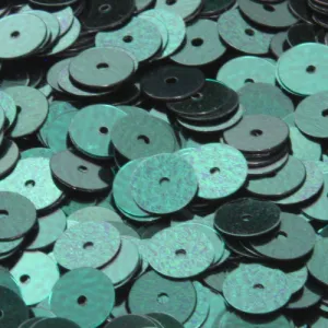 Flat Round Sequin #276 Midnight Green (Metallic)