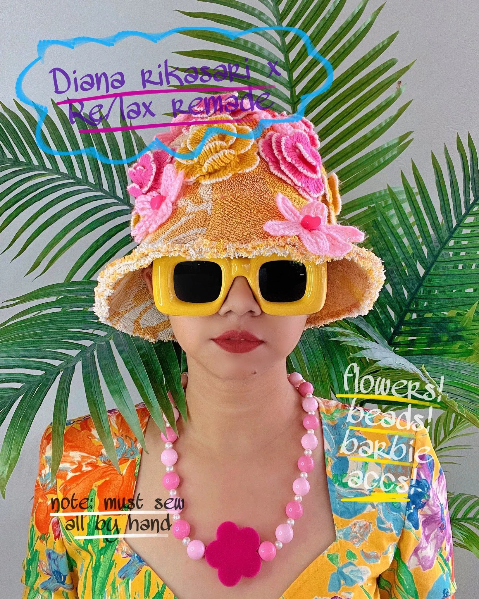 'Floral Racetrack' - Diana Rikasari x Re/lax Remade