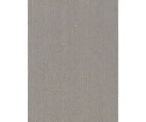 Floral Scroll Textured Metallic Brown 290649 Wallpaper