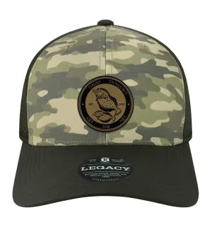 Flounder Deco Performance Dark Olive Green Hat