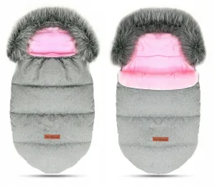 Footmuff Husky Babymam Light Grey/ Pink