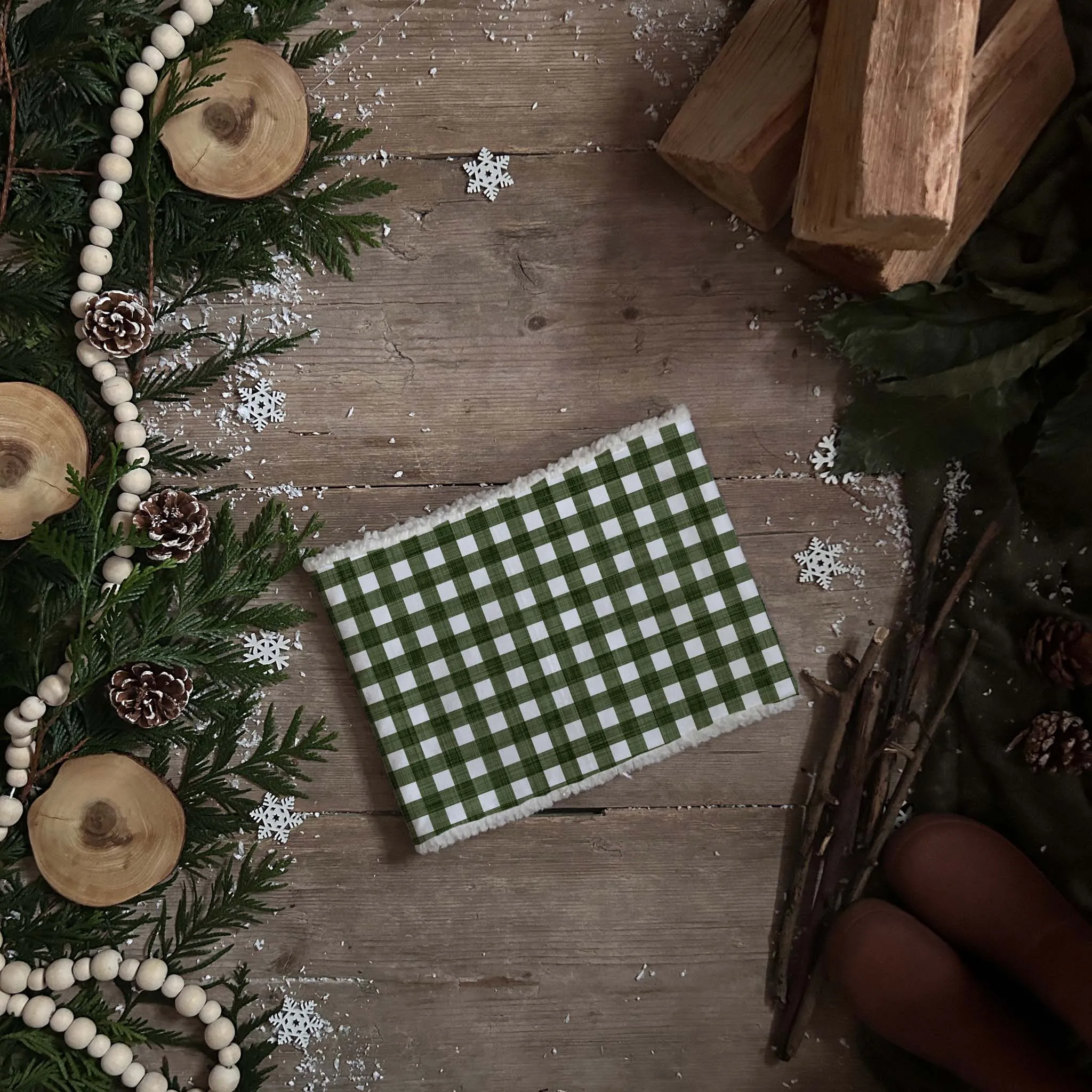 Forest Check Snood