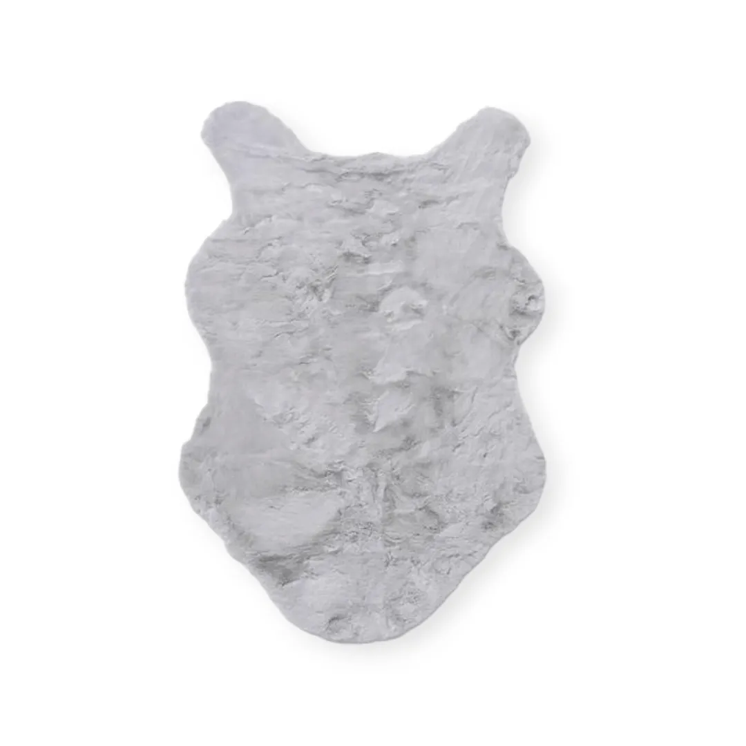 Fotakis Eli Faux Fur Rug 60x90cm Grey
