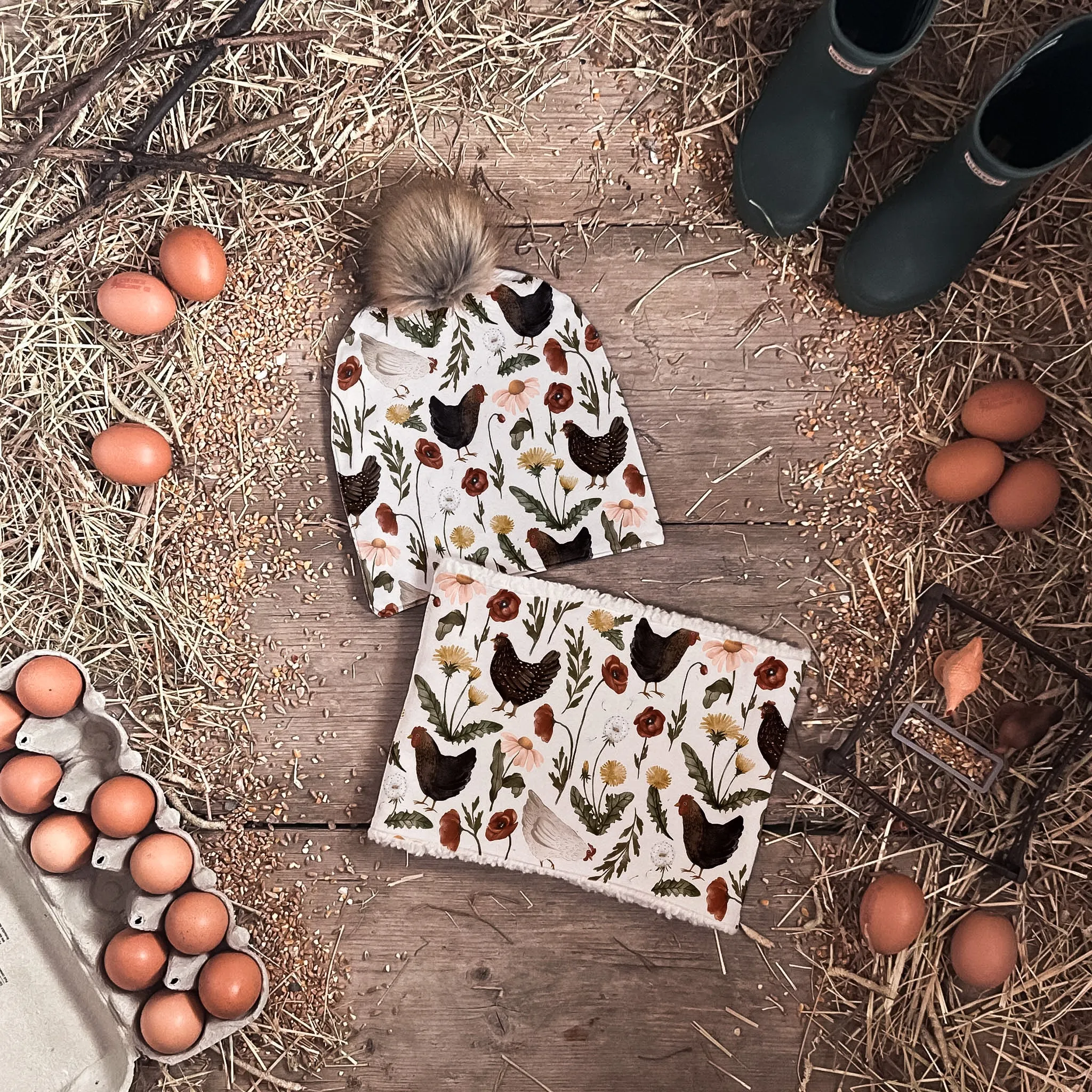 Garden Chickens Snood