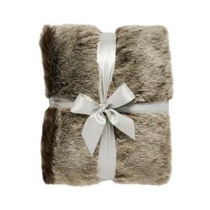 Garland - Luxury Faux Fur Throw - Mink