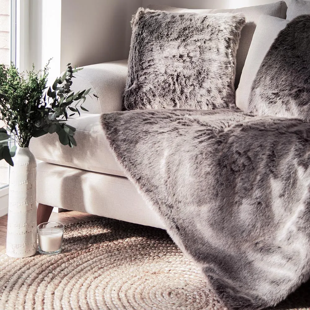 Garland - Luxury Faux Fur Throw - Mink