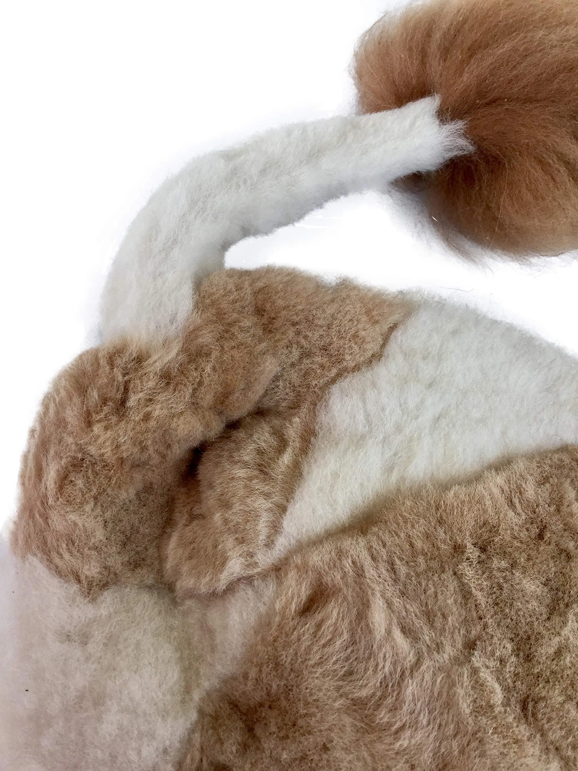 Genuine Natural Alpaca Fur Hat, Natural Colors. Winter Hat Alpaca Skin Hat Unisex Height: 14" Inches
