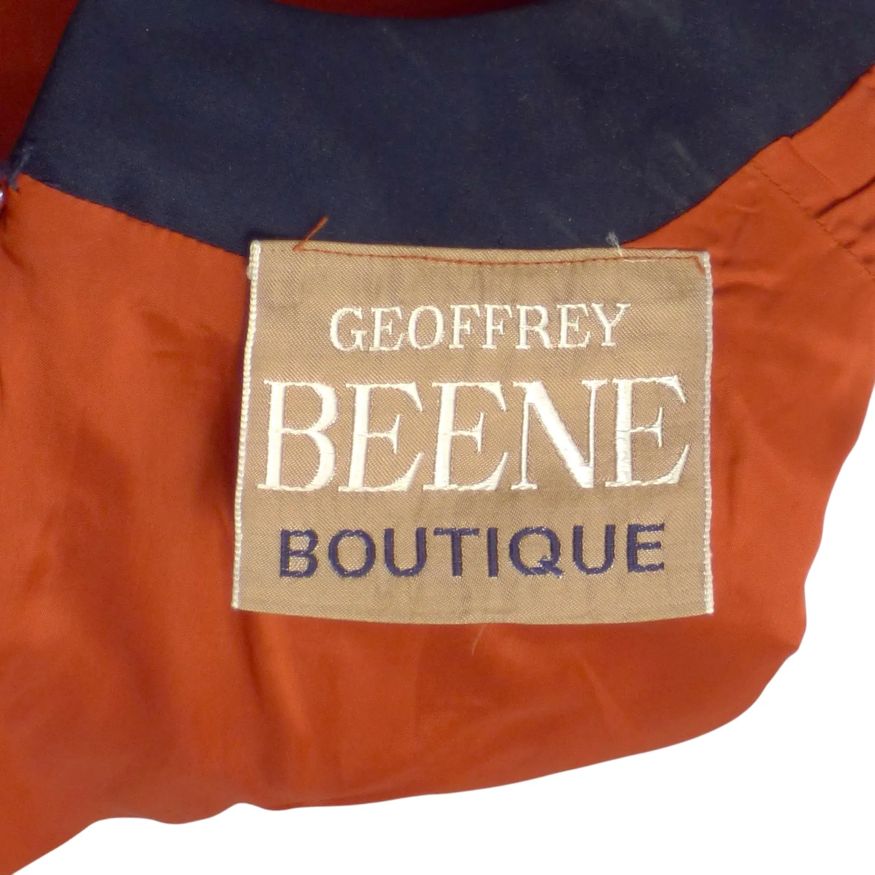 GEOFFREY BEENE - 1973 Color Block Satin Evening Gown, Size 4