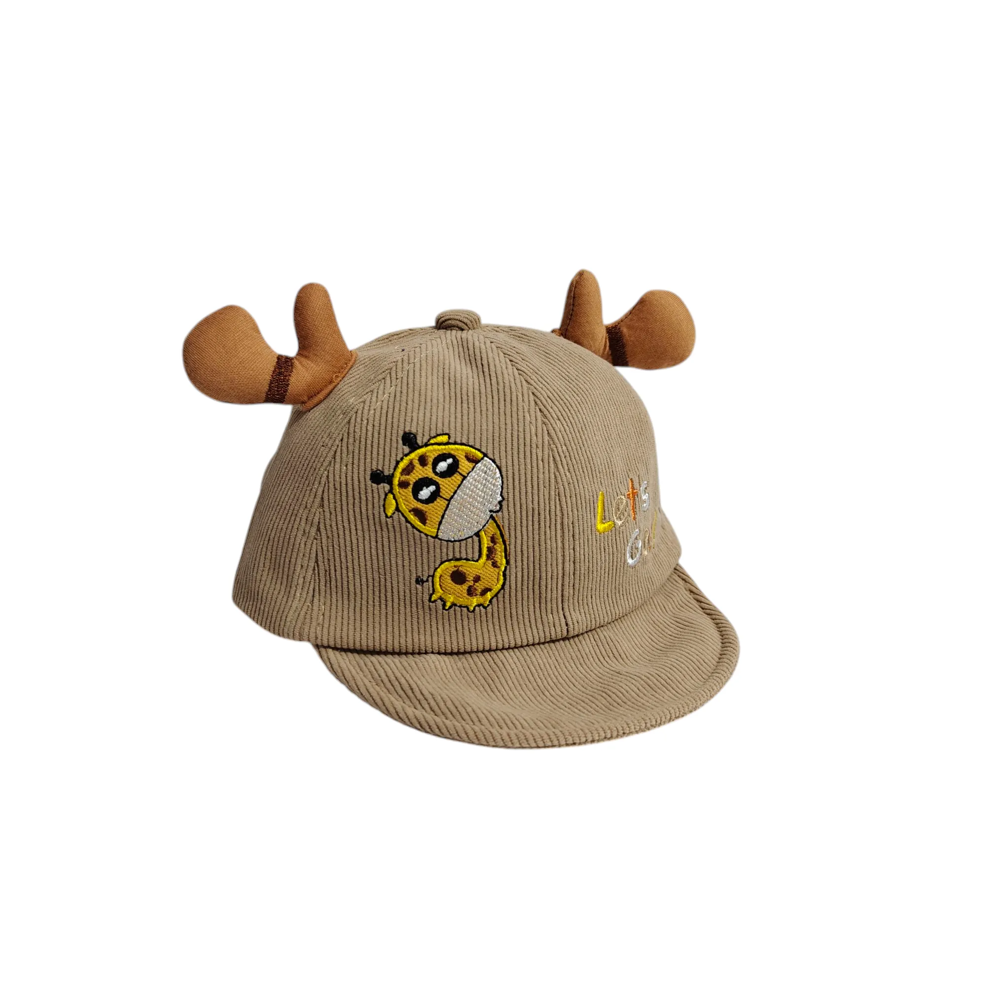 GIRAFFE PATCH CORDUROY CAP