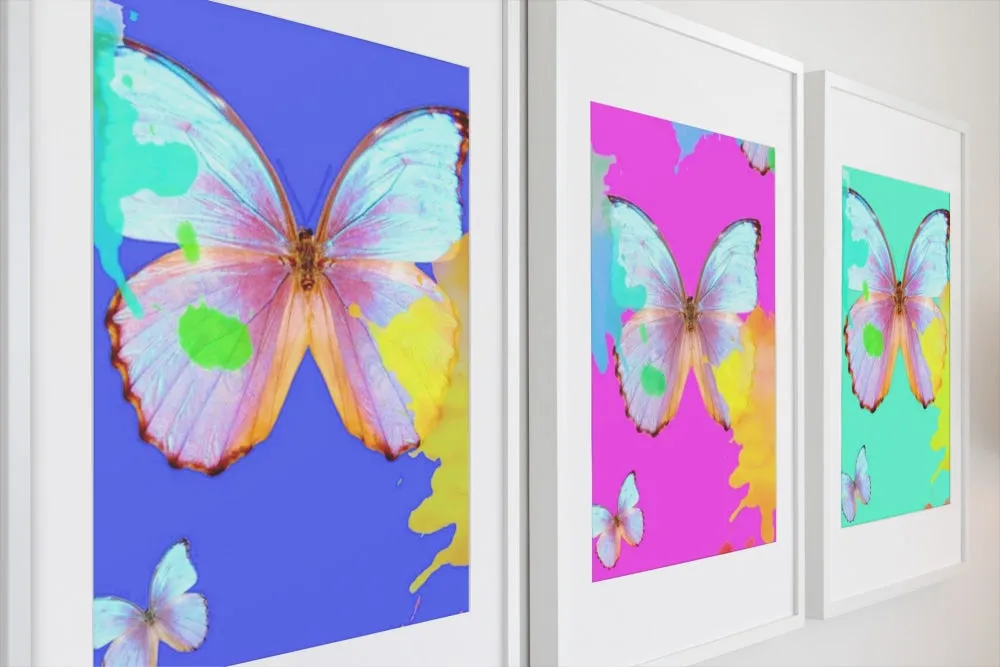 Giving Me Butterflies Framed Print