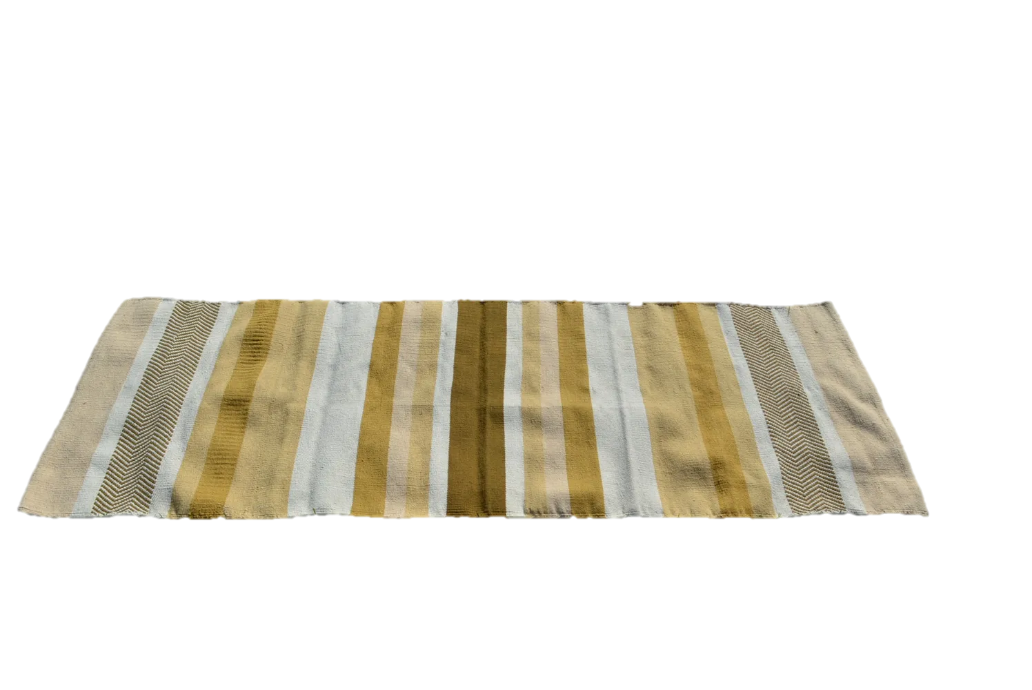 Handwoven Cotton Floor Yoga  Rug