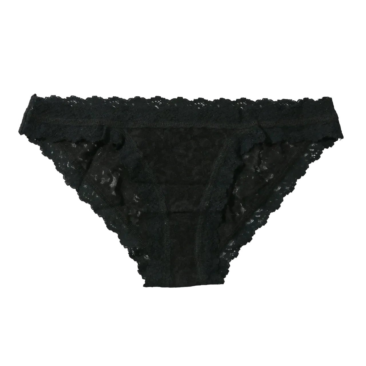 Hanky Panky Black Lace Brazilian Bikini “No VPL” Knickers UK S