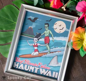 Hauntwaii Surf Art Print (8x10)