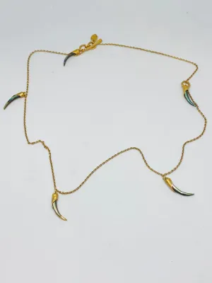 Heather Benjamin Multi Shard 16" Necklace