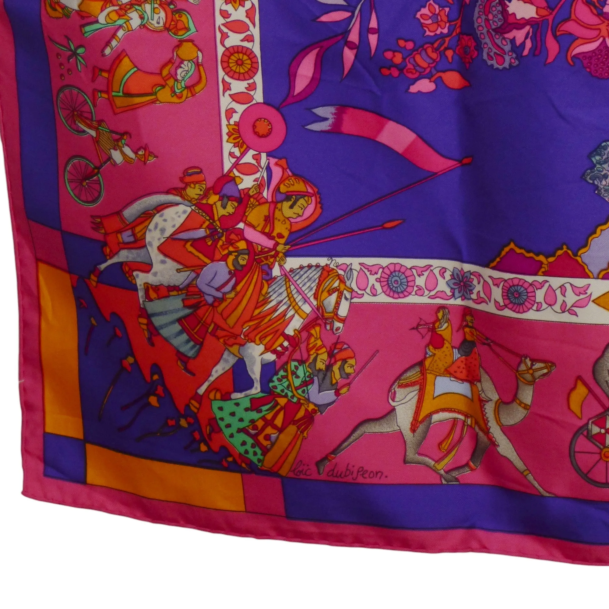HERMES- 1985 "Fantaisies Indiennes" Silk Twill Scarf