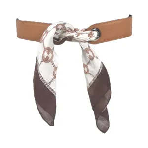 HERMES Dark Brown and Tan Reversible Leather Belt Size Large