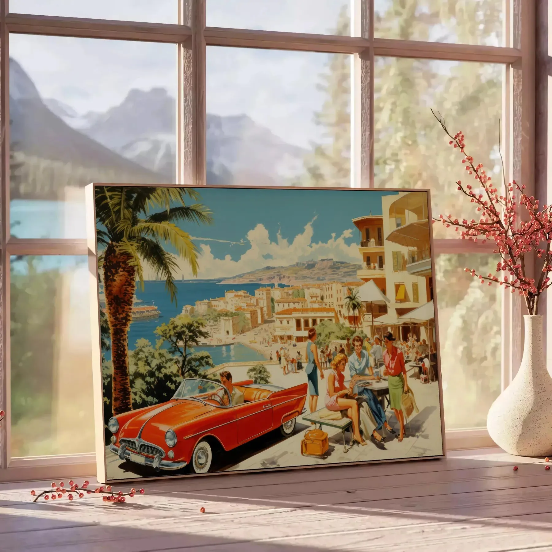 Hollydays Travel Poster Print