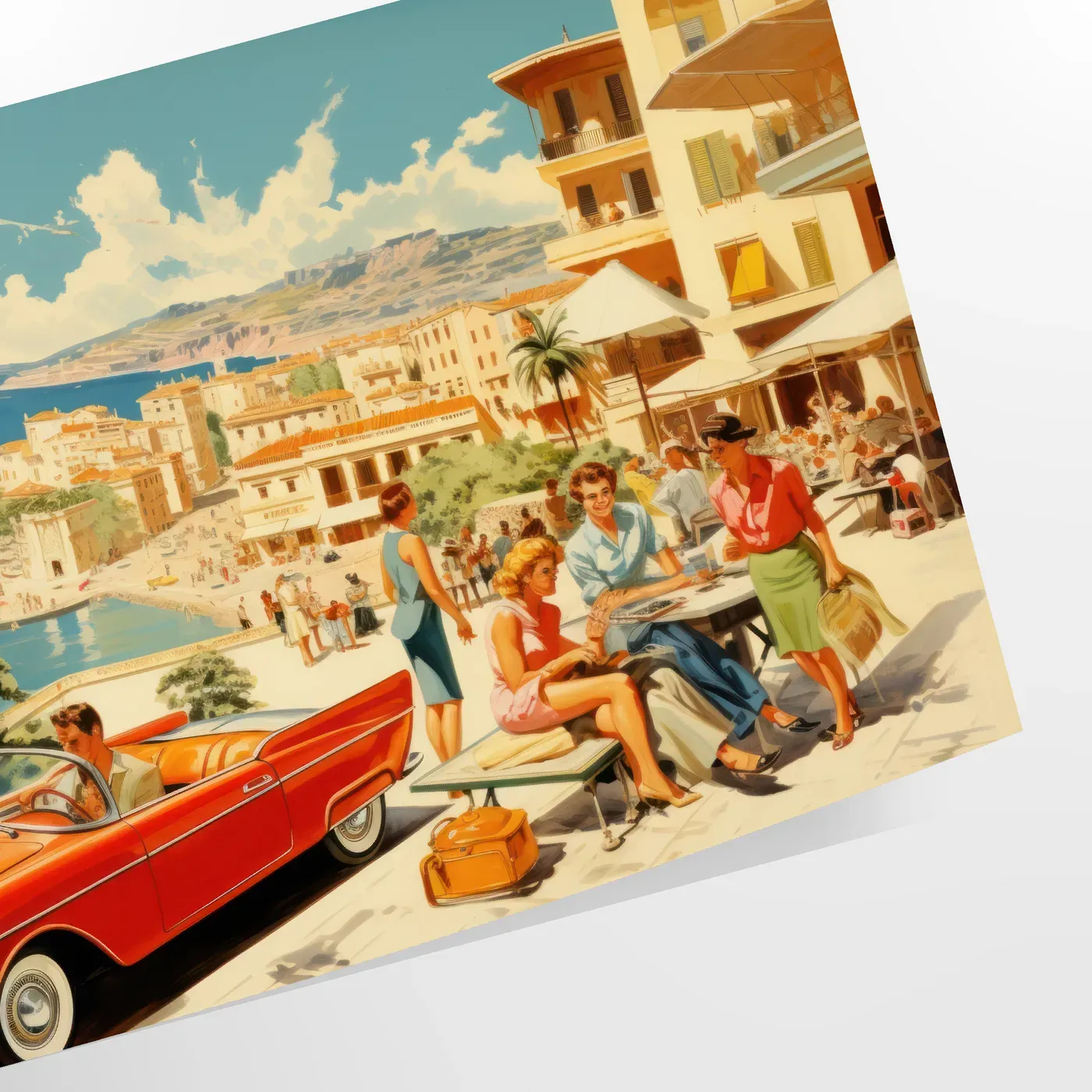 Hollydays Travel Poster Print