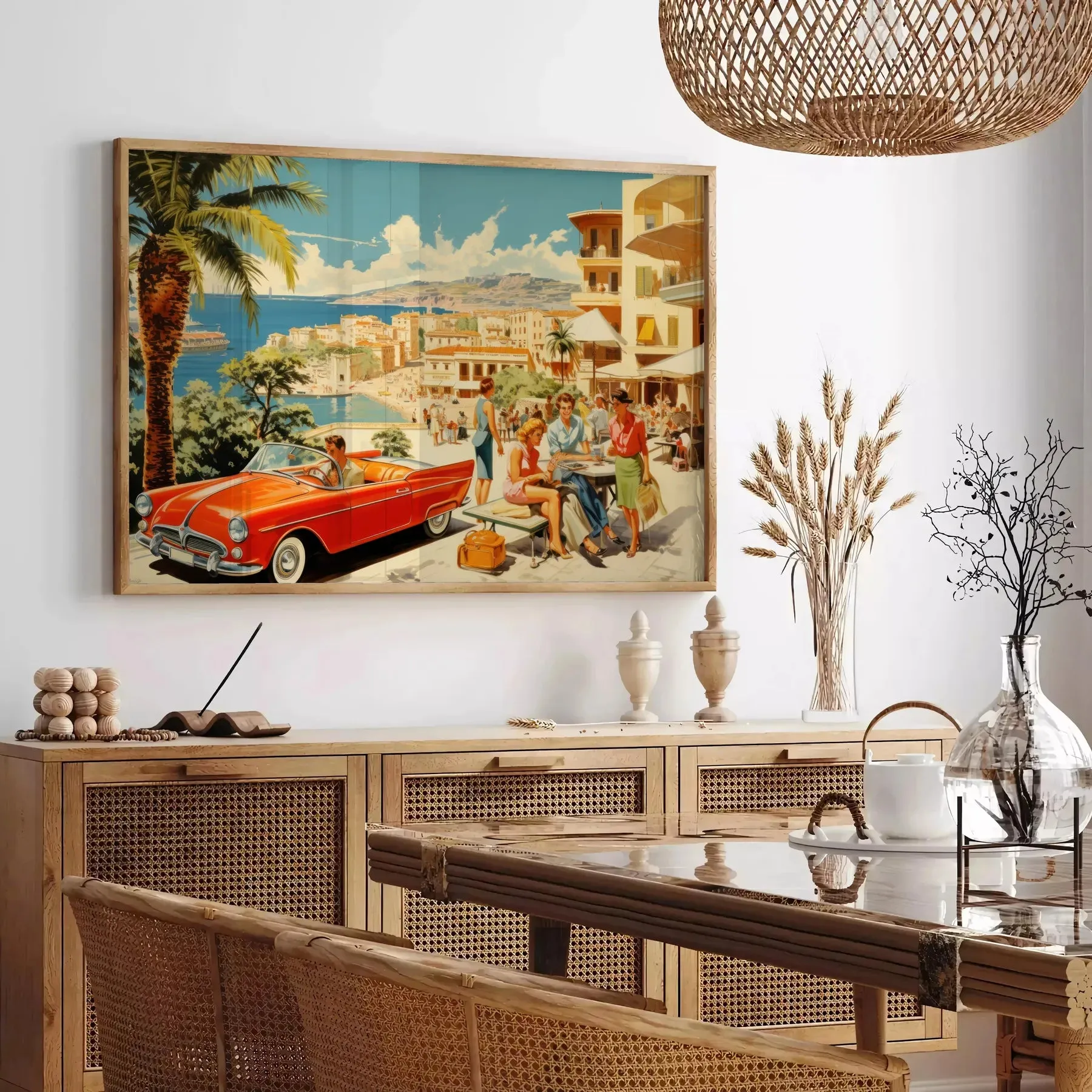 Hollydays Travel Poster Print