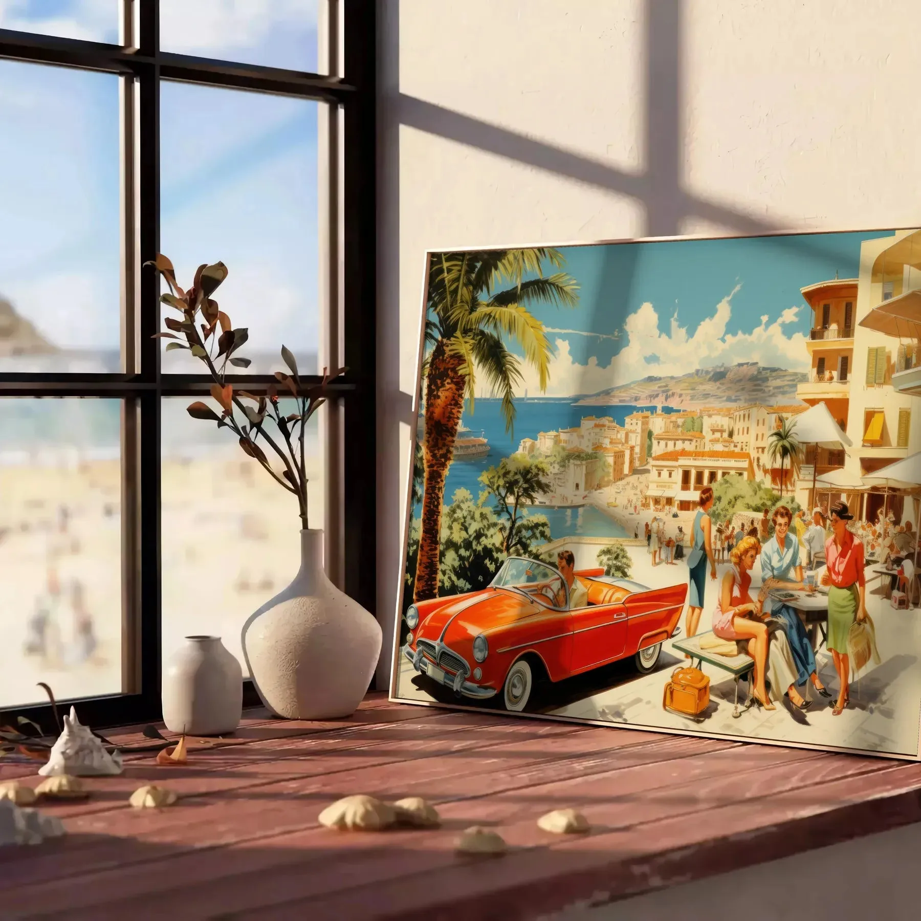 Hollydays Travel Poster Print