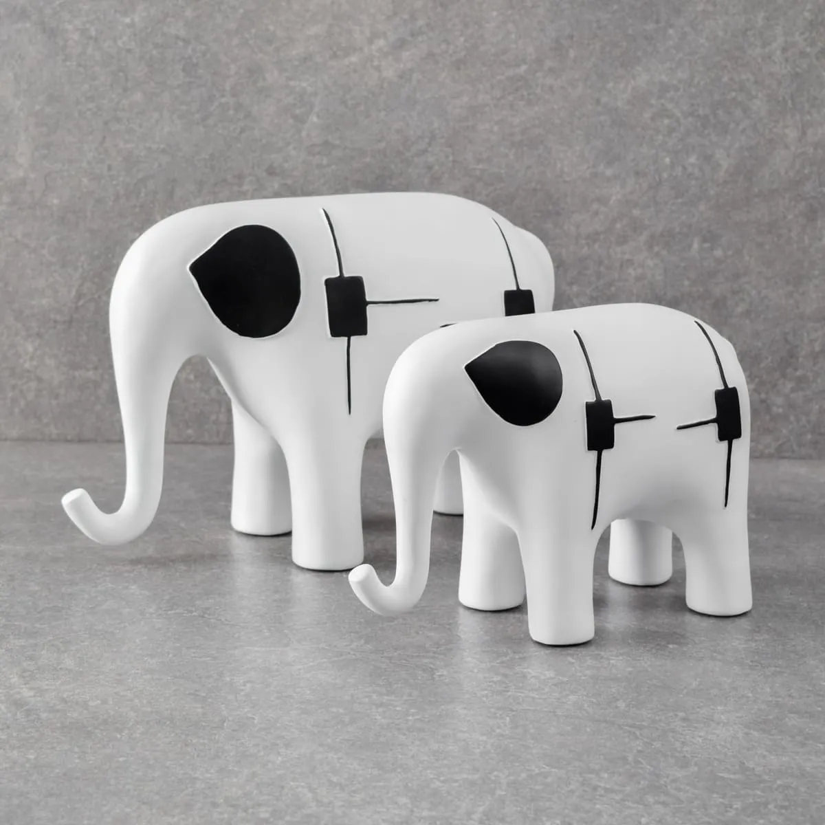 Home Artisan Elmer Elephant Sculpture - Large