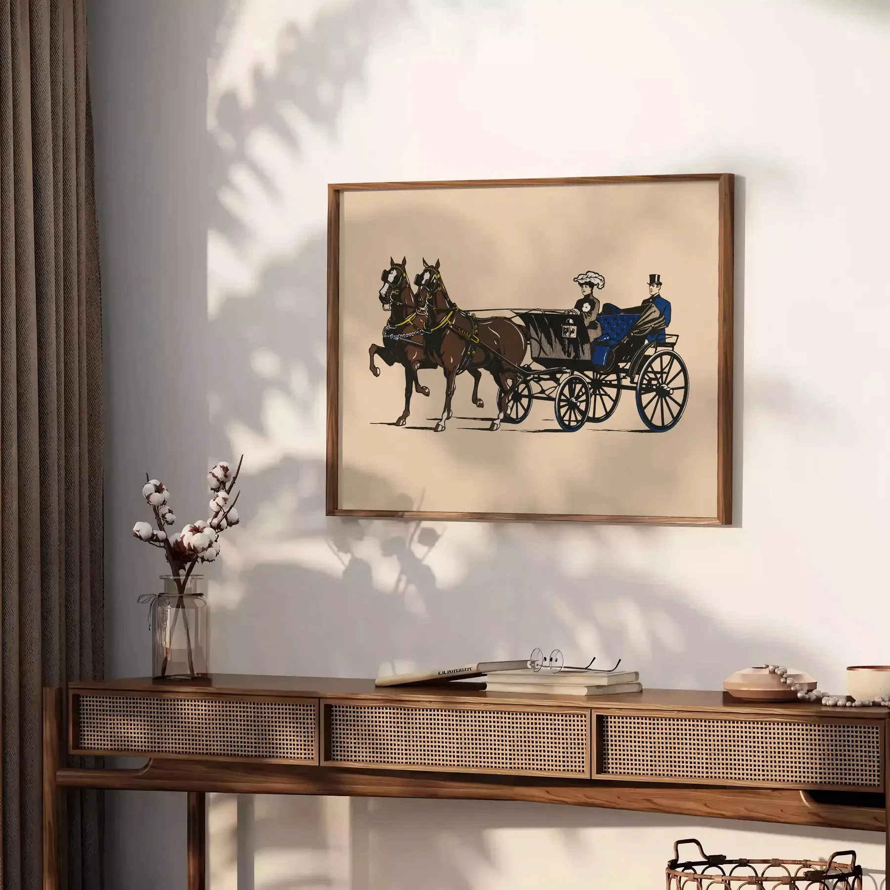 Horse Travel Travel Poster Print