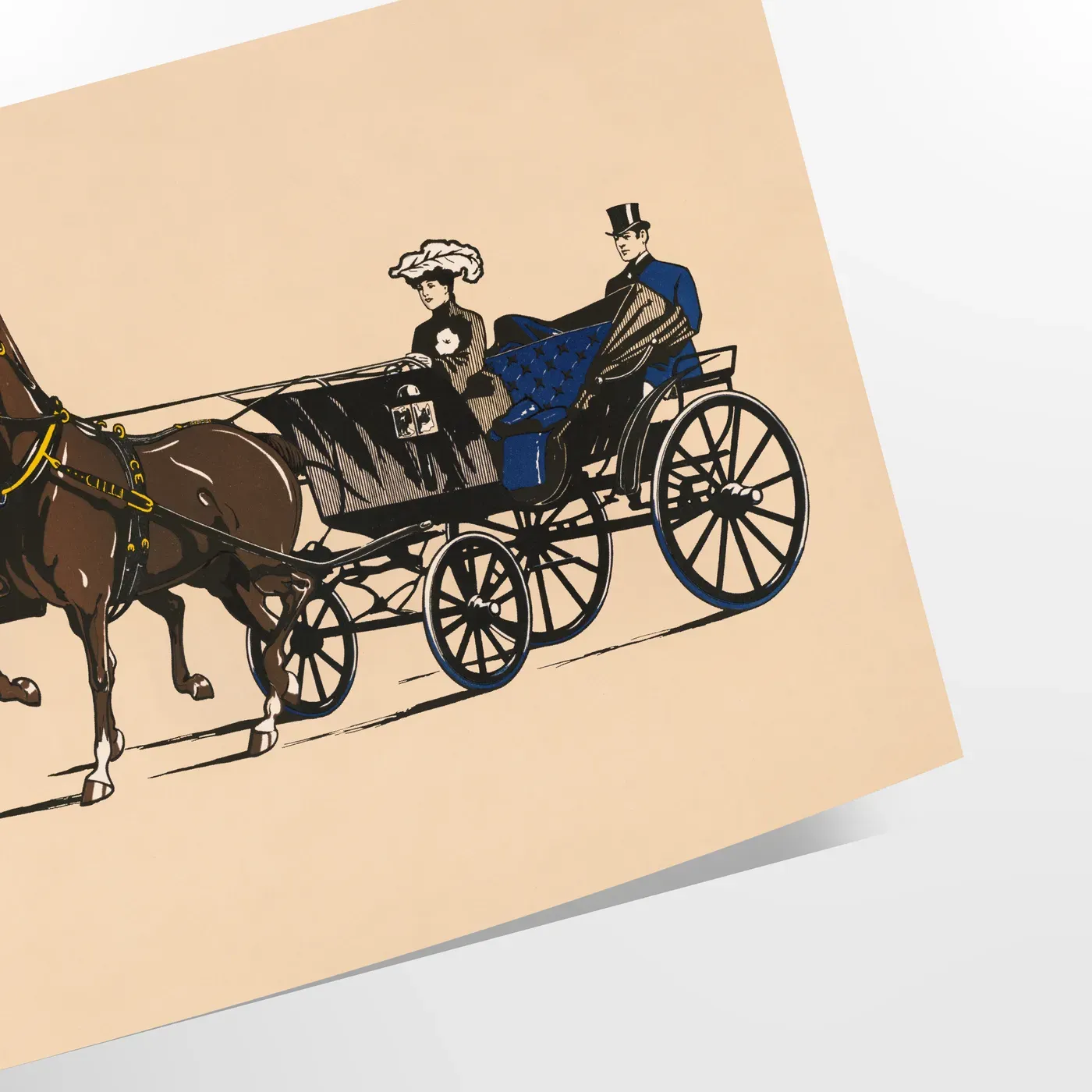 Horse Travel Travel Poster Print