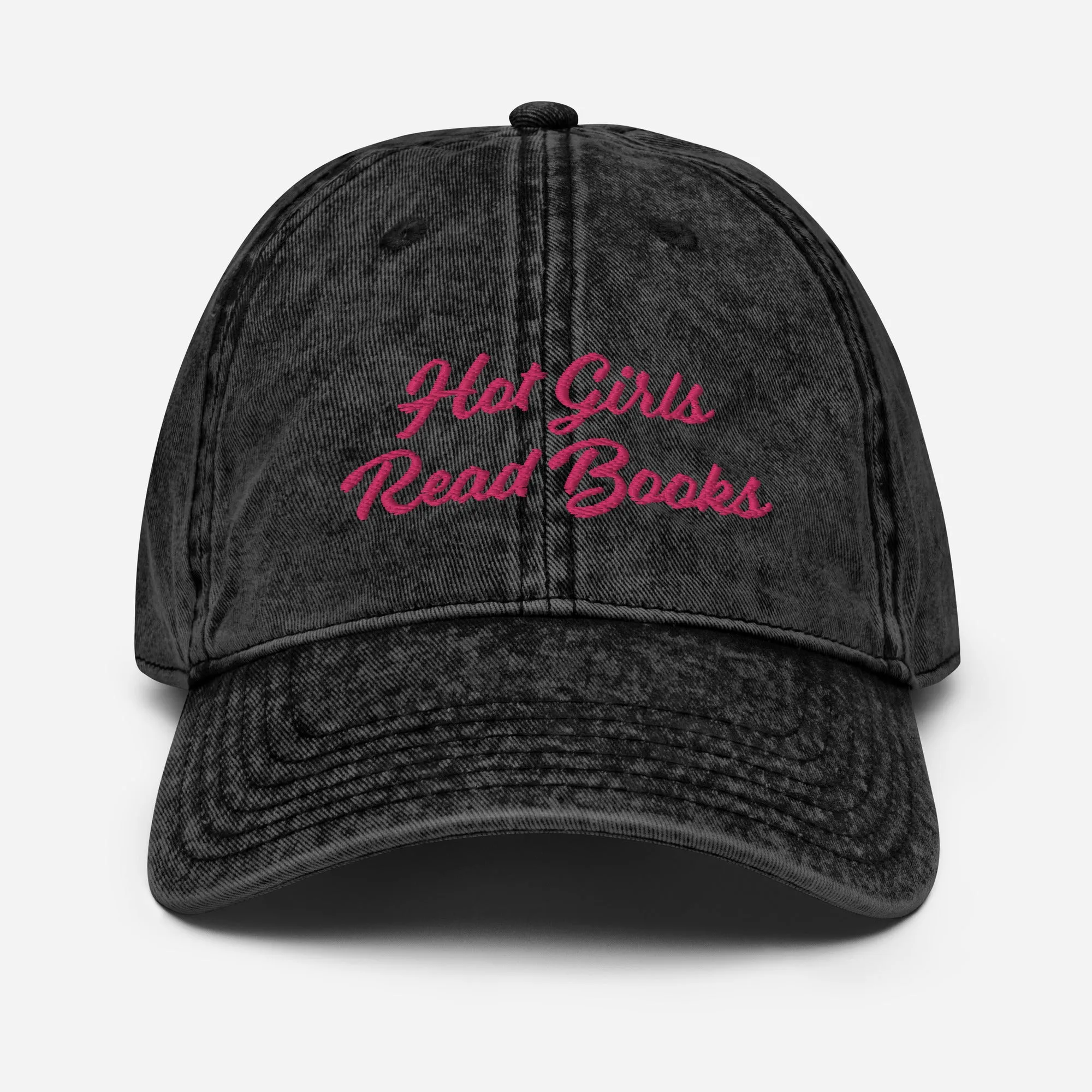 Hot Girls Read Books | Vintage Dad Hat | Embroidered