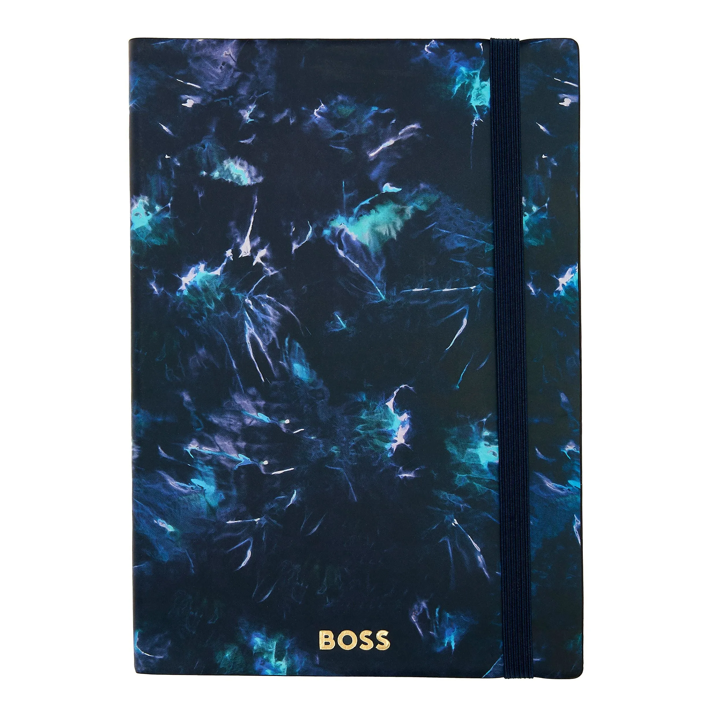 HUGO BOSS HNH418NL - Notebook A5 Tie-dye Flower Navy Lined