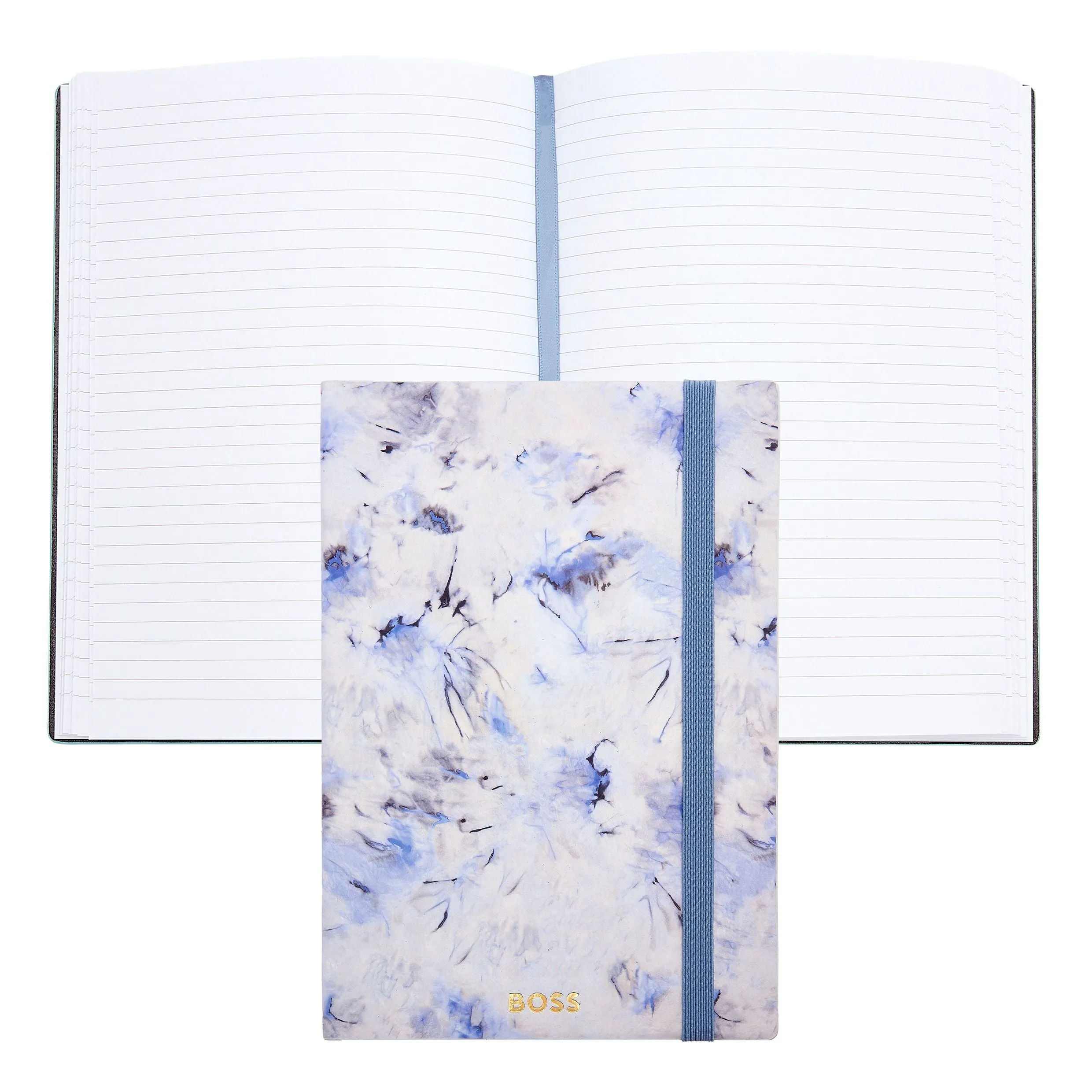 HUGO BOSS HNH418WL - Notebook A5 Tie-dye Flower Violet Lined