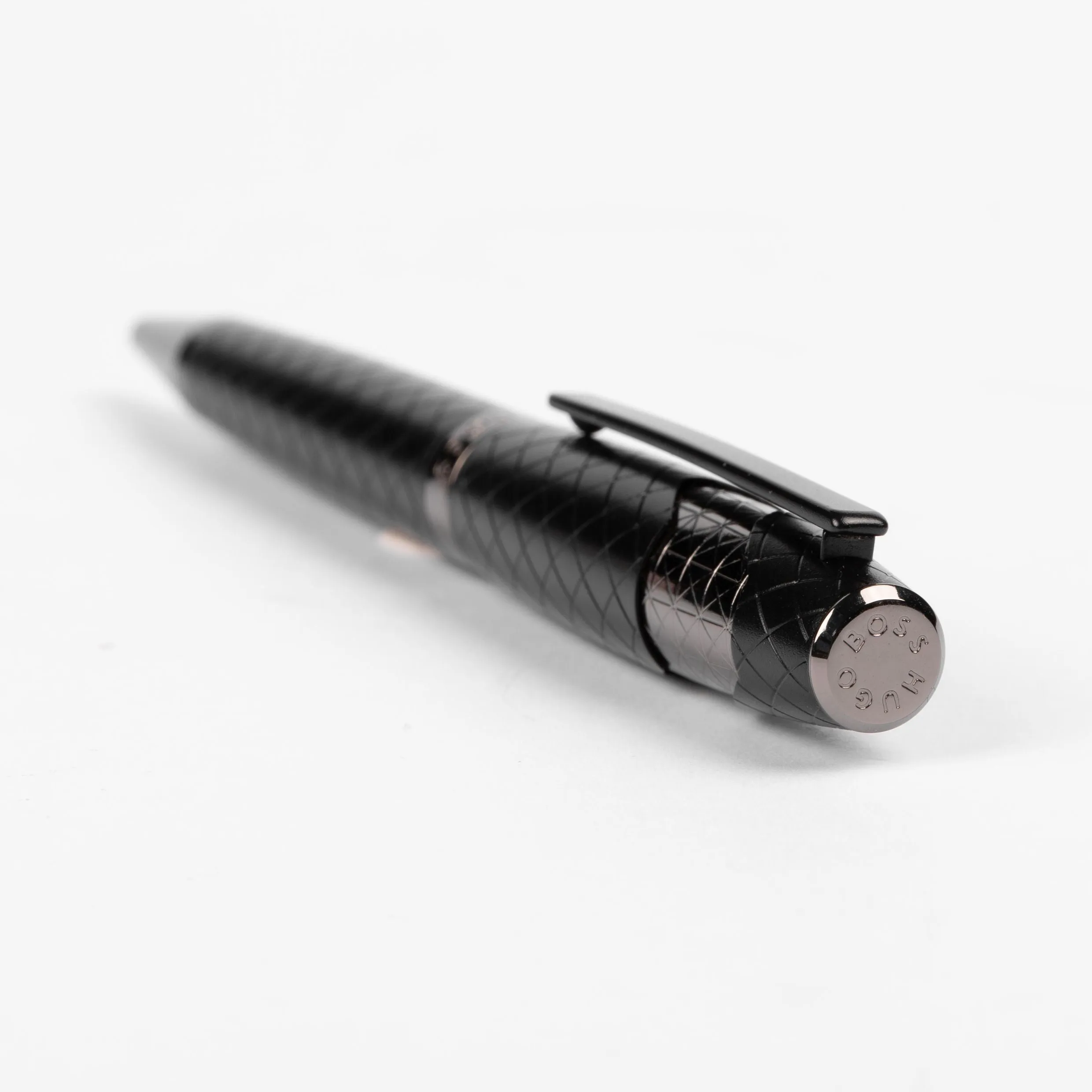HUGO BOSS HSS2524A-Ballpoint pen Chevron Black