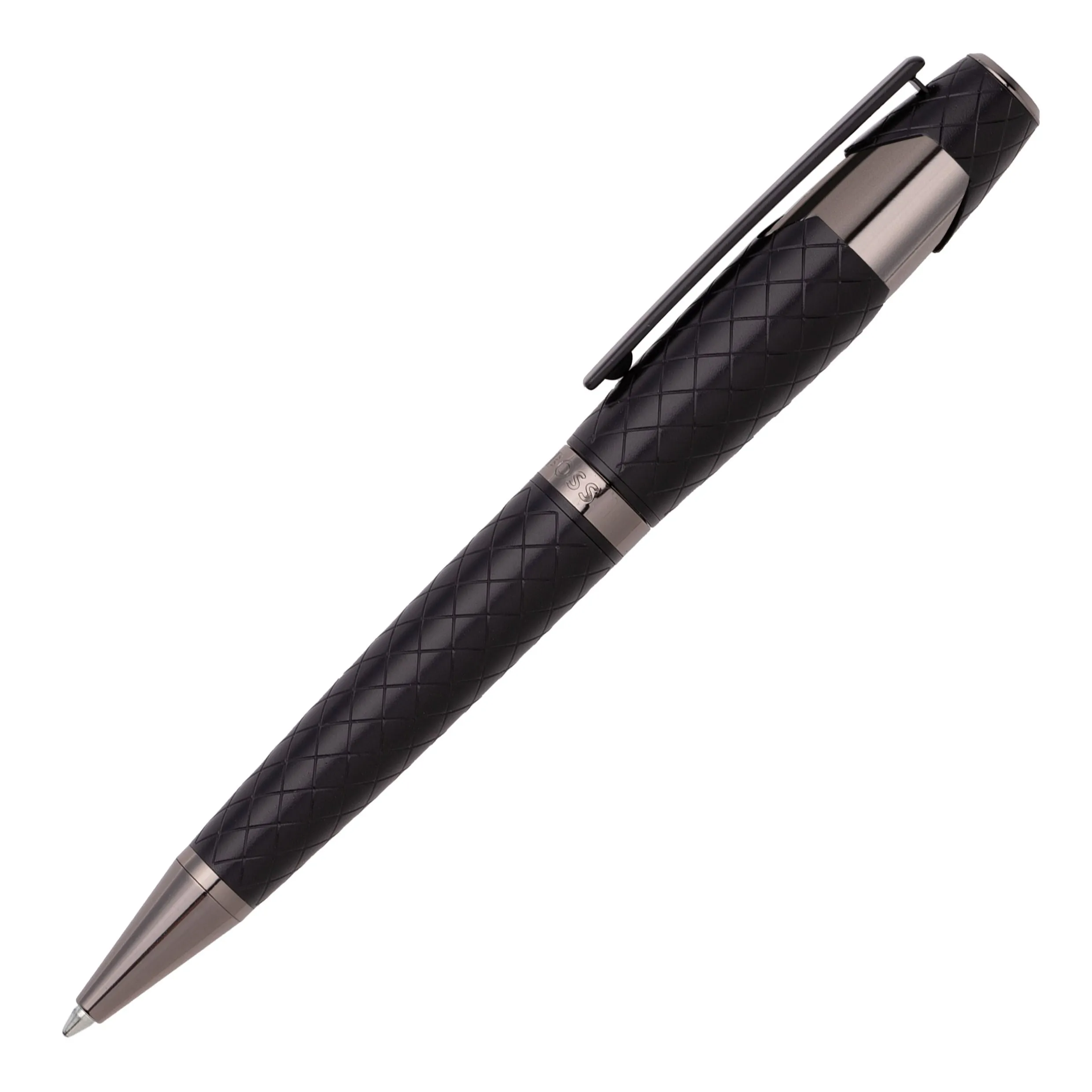 HUGO BOSS HSS2524A-Ballpoint pen Chevron Black