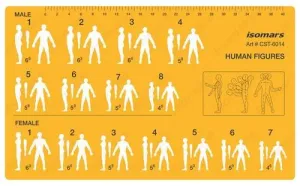 Human Position Figure Position Template