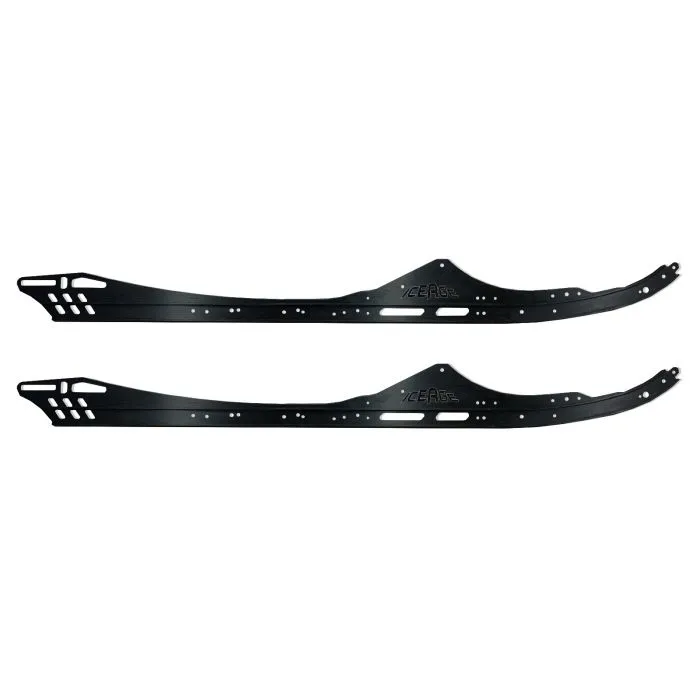 IceAge Skidoo Gen 4 Rail Kit - Bombers - Black