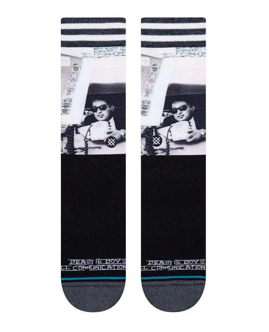 ILL Communications Crew Socks Black