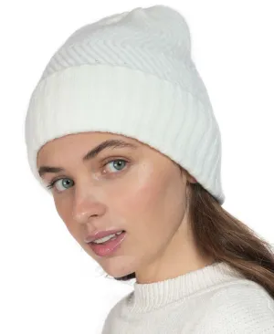 INC International Concepts Women's Chevron Knit Beanie