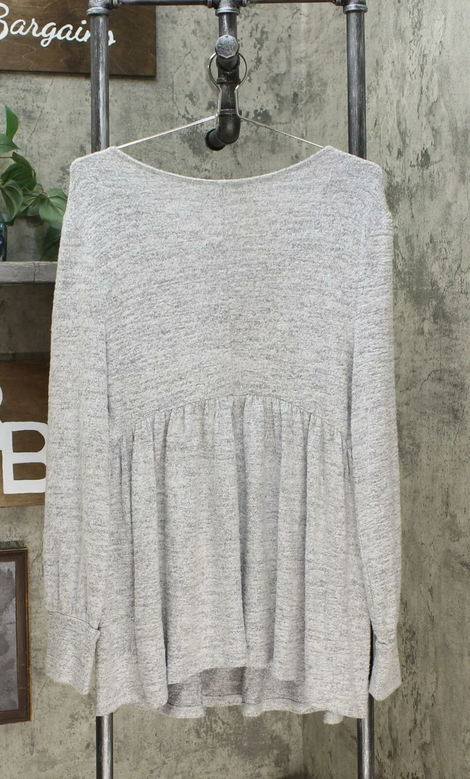 Isabel Maternity by Ingrid & Isabel Long Sleeve Cozy Babydoll Top